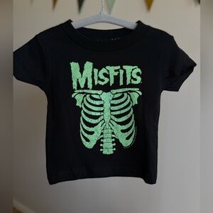 NWOT MISFITS | Black Skeleton Tee